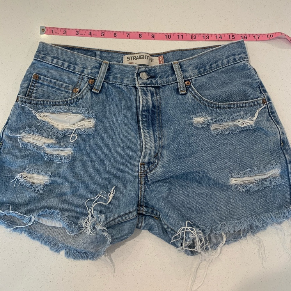 Levi Jean Shorts Style 505